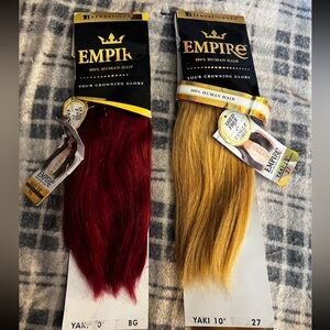Hair Extensions (4 packs) 10”, 14” & Jumbo Braid